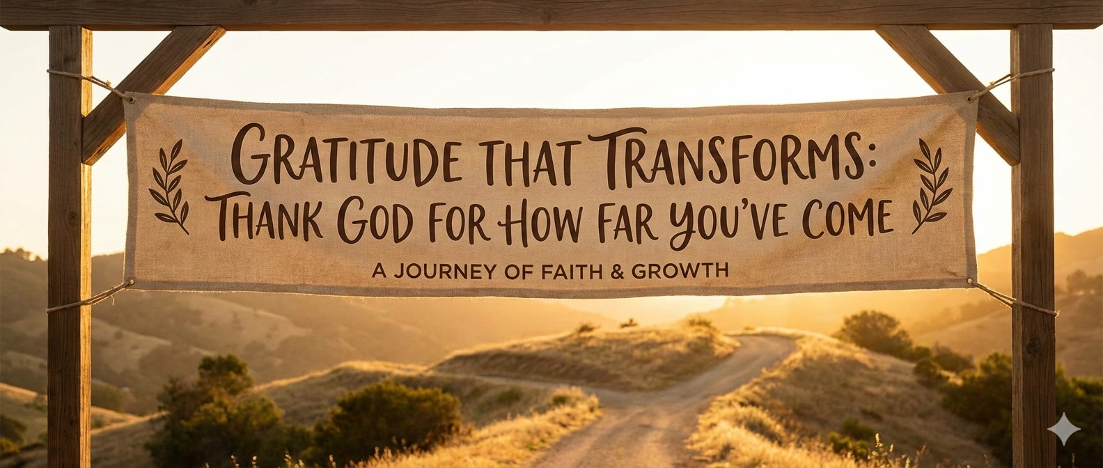 Gratitude That Transforms: Thank God for How Far You've Come