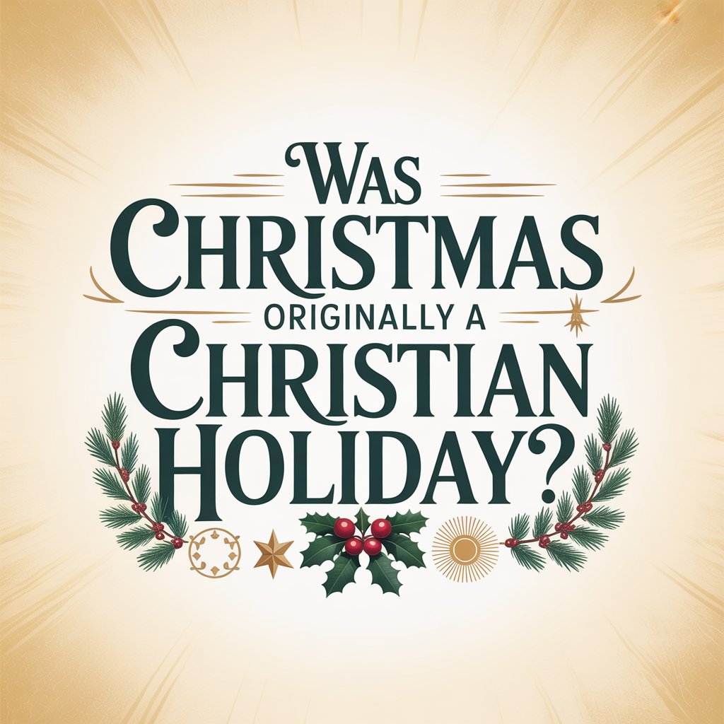 Was Christmas Originally a Christian Holiday?