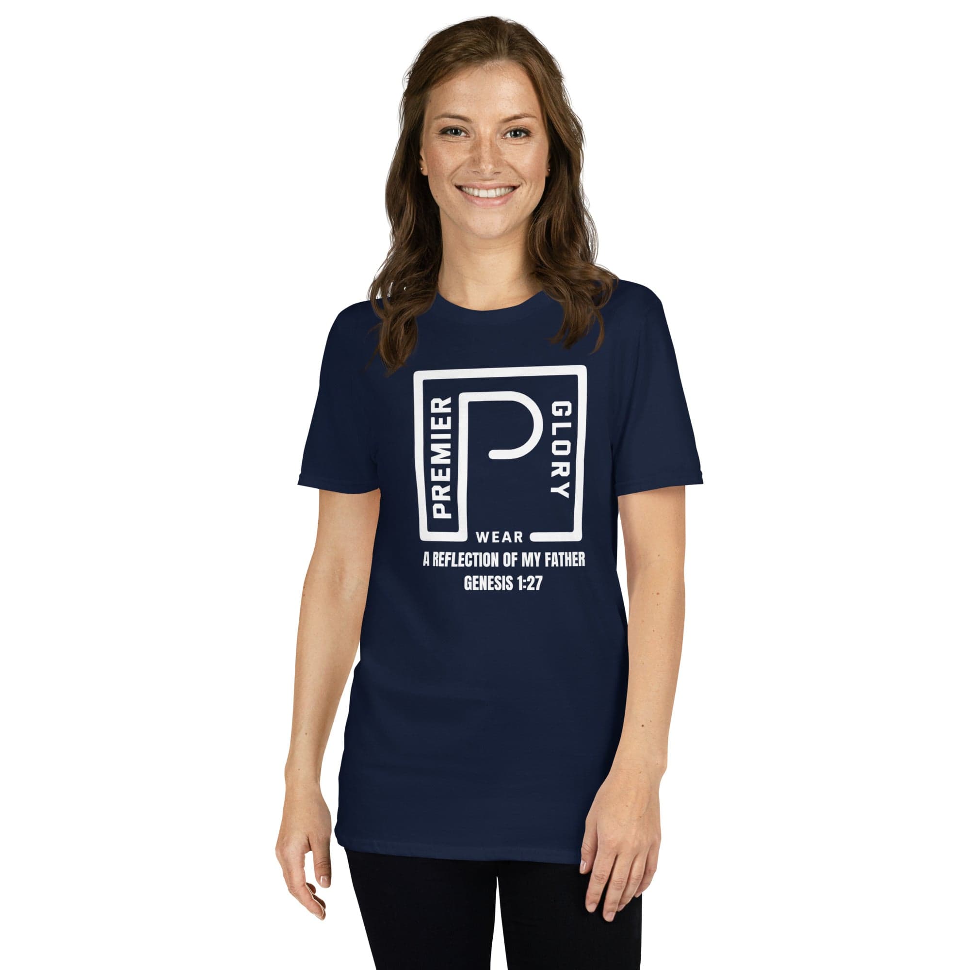 Premier Glory Wear Navy / S Premier Glory Wear (White Font) Short-Sleeve Unisex T-Shirt