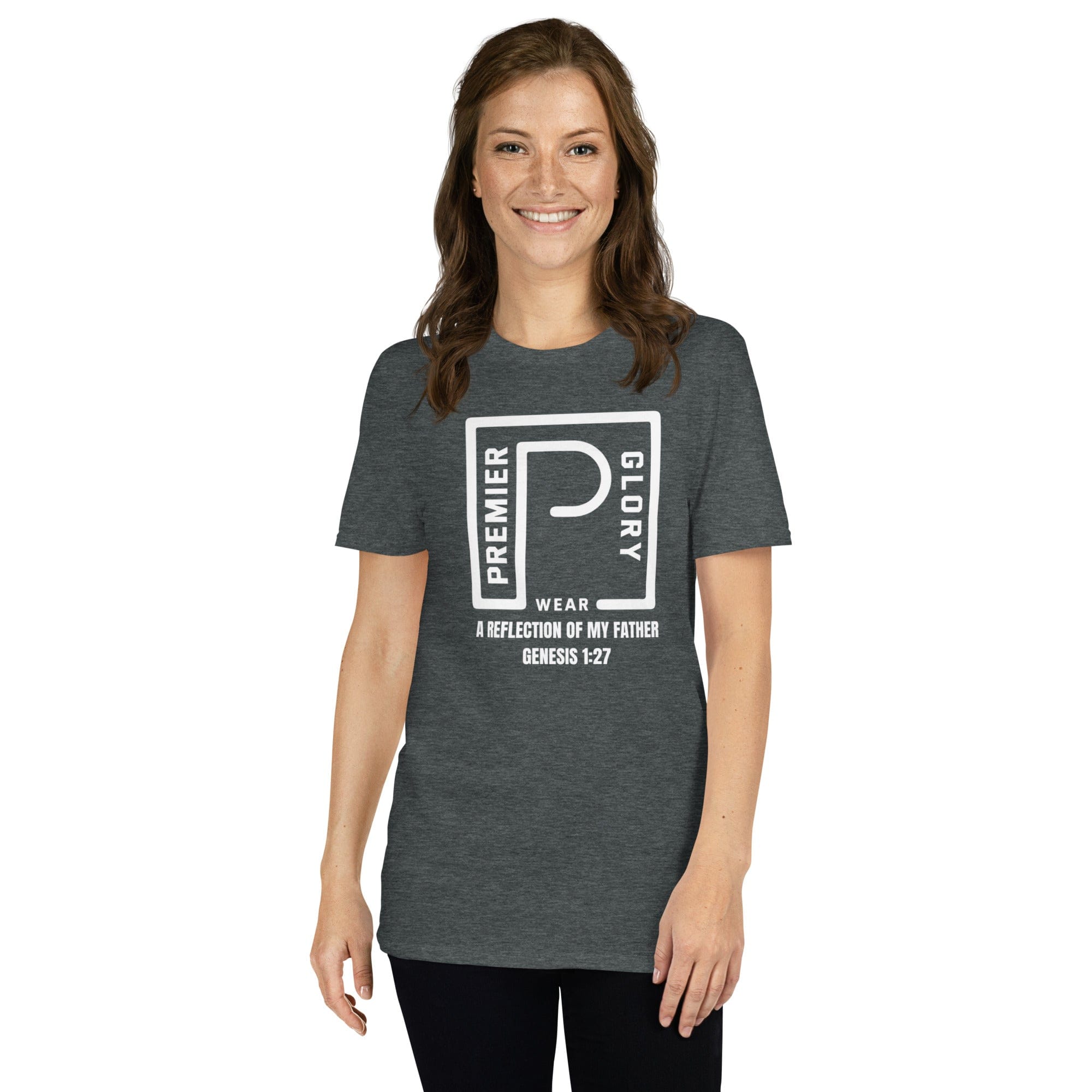 Premier Glory Wear Dark Heather / S Premier Glory Wear (White Font) Short-Sleeve Unisex T-Shirt