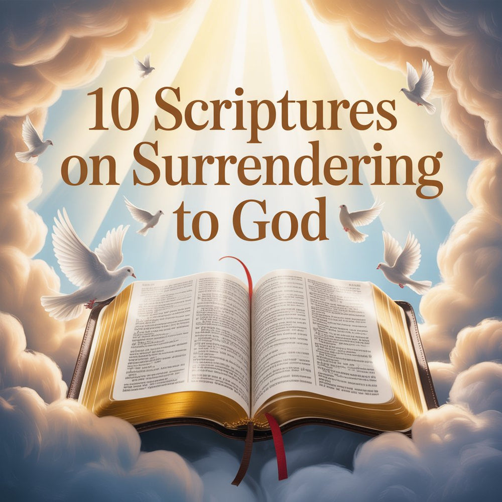 10 Scriptures on Surrendering to God – Premier Glory Wear