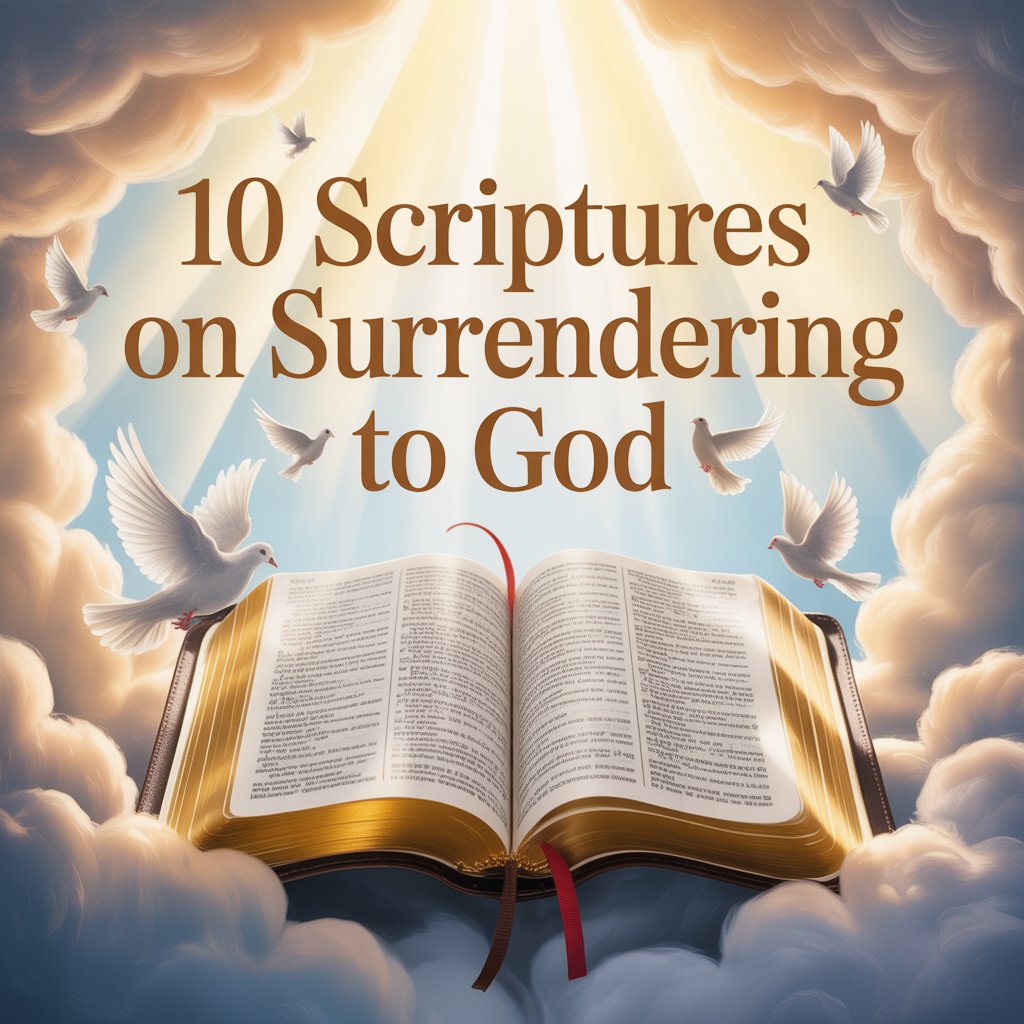 10 Scriptures on Surrendering to God
