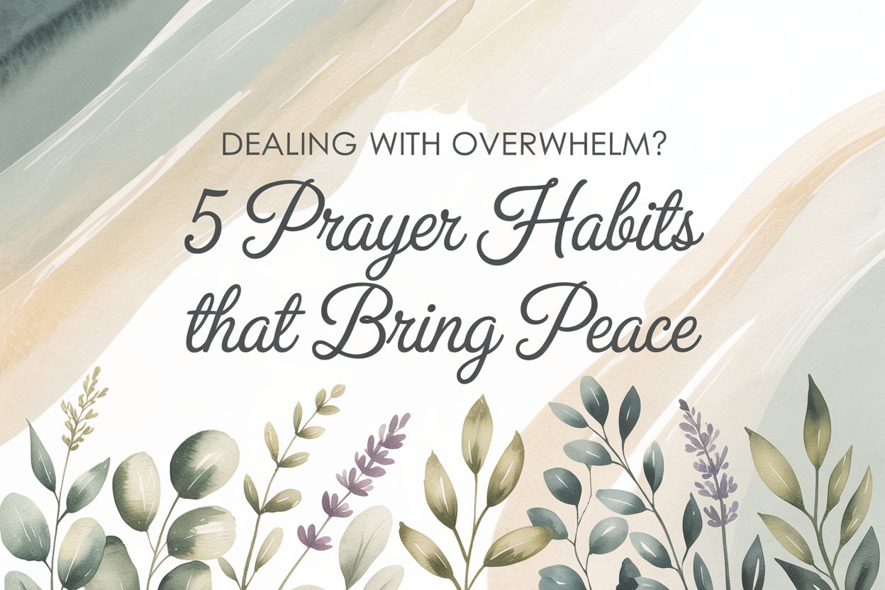 Dealing with Overwhelm? 5 Prayer Habits That Bring Peace