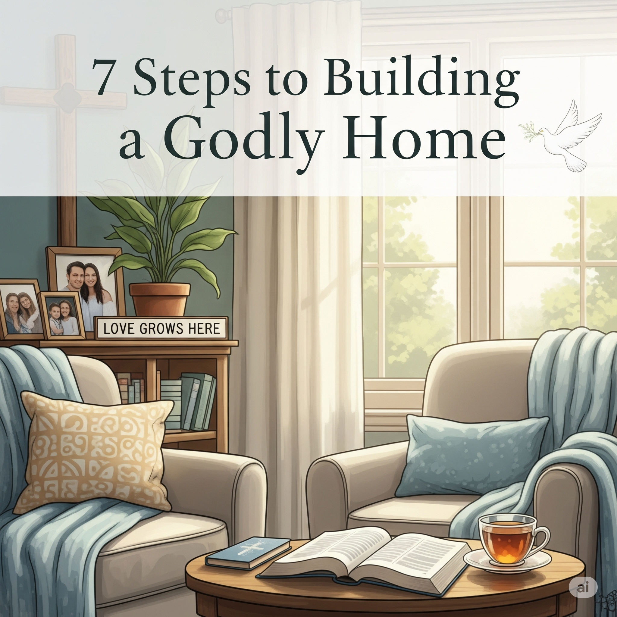 7 Steps to Building a Godly Home (and How the Glory Prayer Box Can Help You Get There)