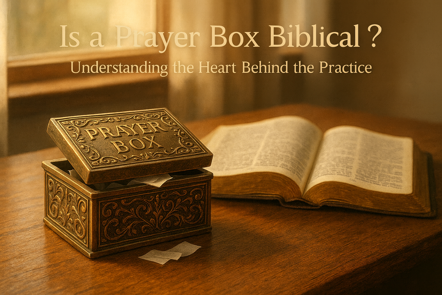 Is a Prayer Box Biblical? Understanding the Heart Behind the Practice