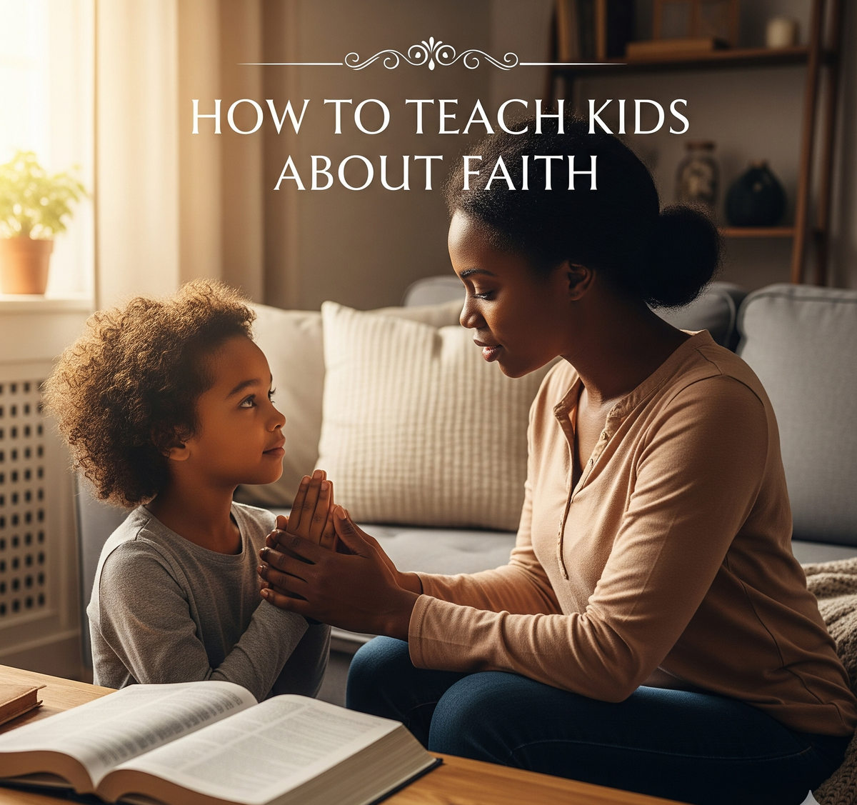 Faith Lesson How to Teach Kids About Faith – Premier Glory Wear