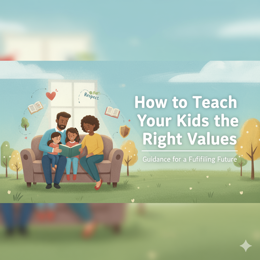 How to Teach Your Kids the Right Values