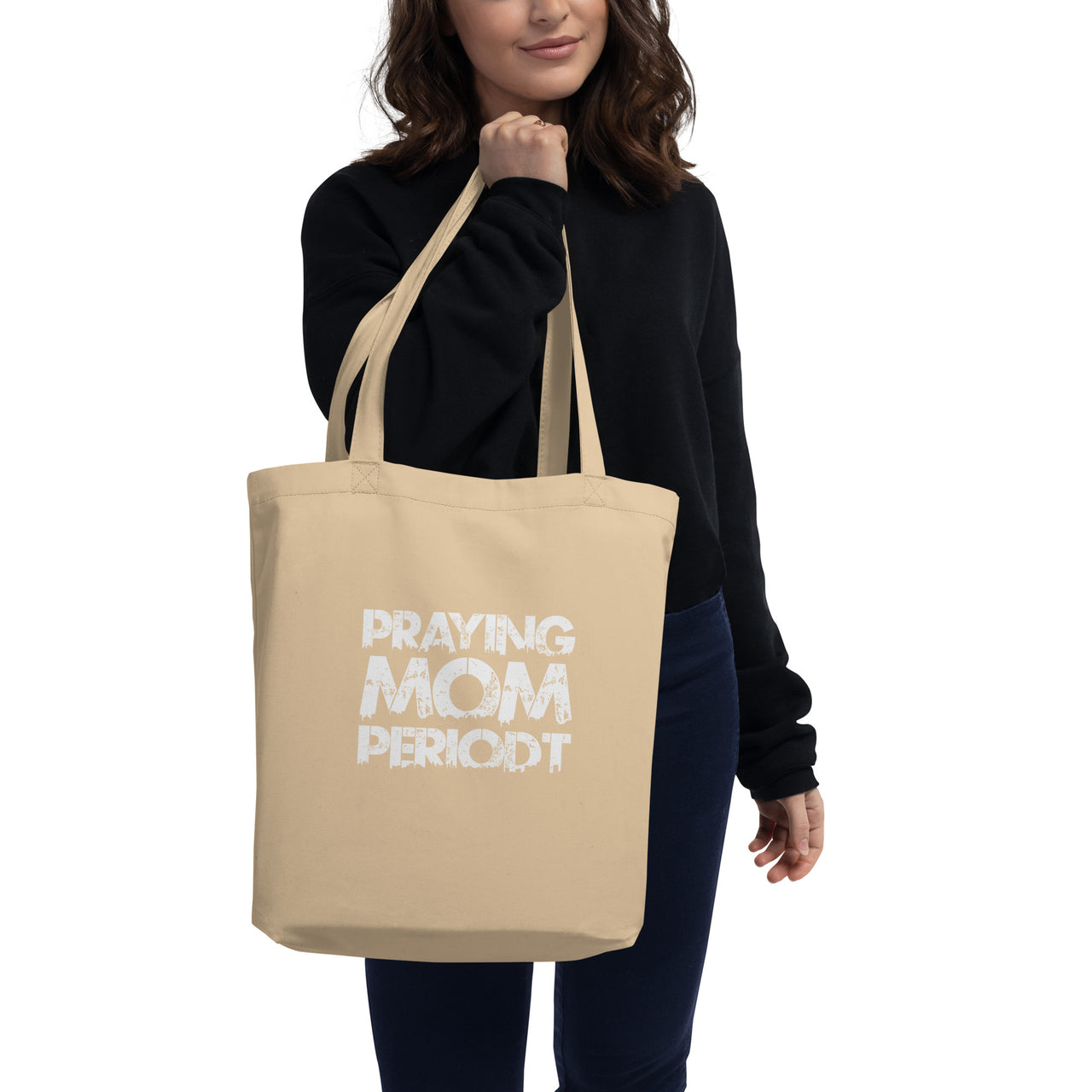 Praying Mom Periodt Eco Tote Bag