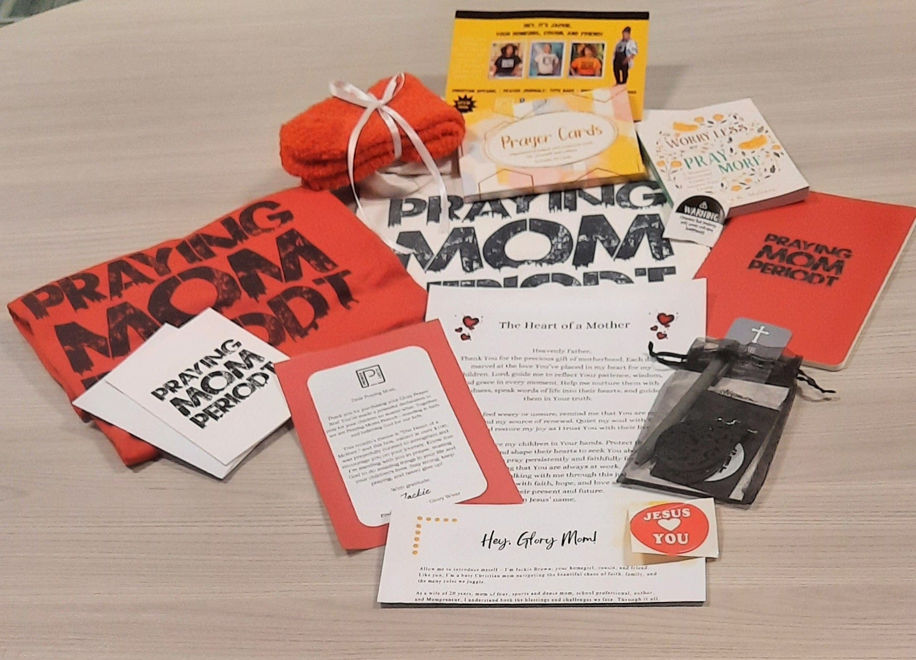 Premier Glory Wear Faith-based Gift Box Glory Prayer Box: (The Heart of A Mother) Limited Edition
