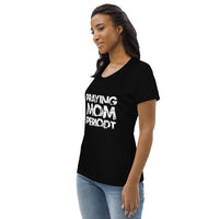 Thumbnail for Premier Glory Wear Praying Mom Periodt (White Font) Women's Fitted T-Shirts