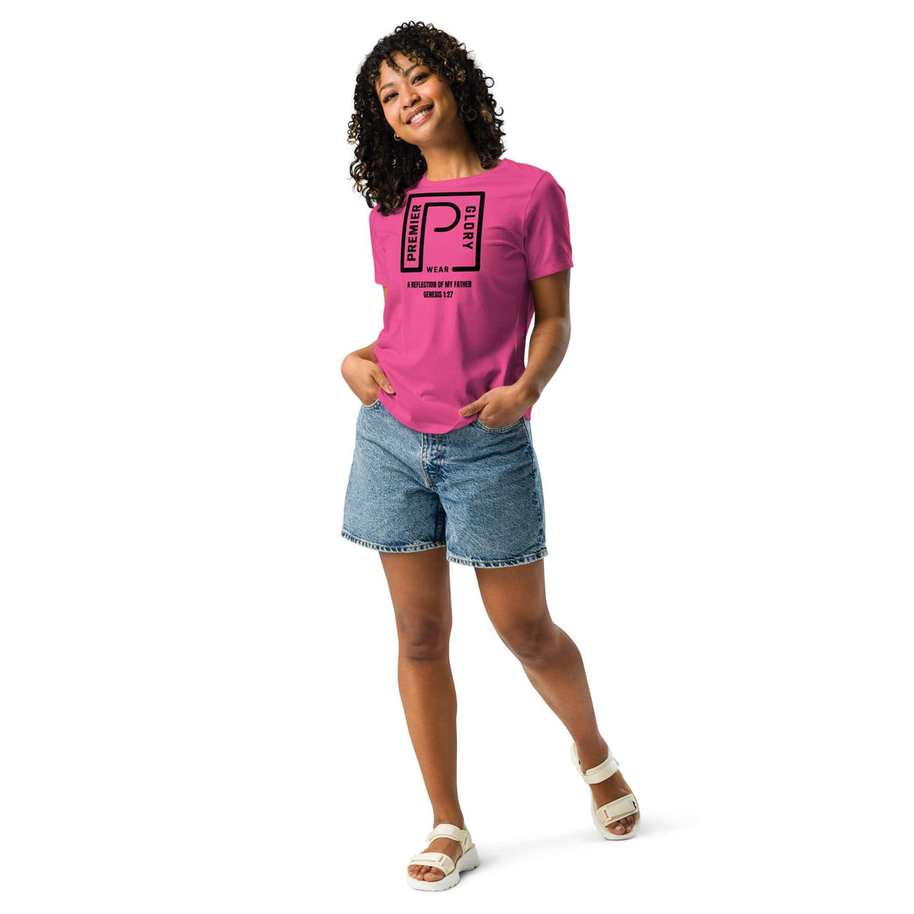 Premier Glory Wear Berry / S Premier Glory Wear (Multi-Colors) Women's Relaxed T-Shirt