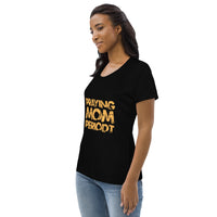Thumbnail for [Praying Mom Periodt] Gold Women's Fitted Eco Tee
