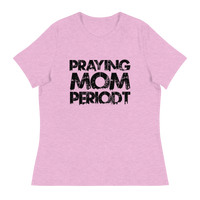 Thumbnail for Praying Mom Periodt T-Shirts (Black Font)